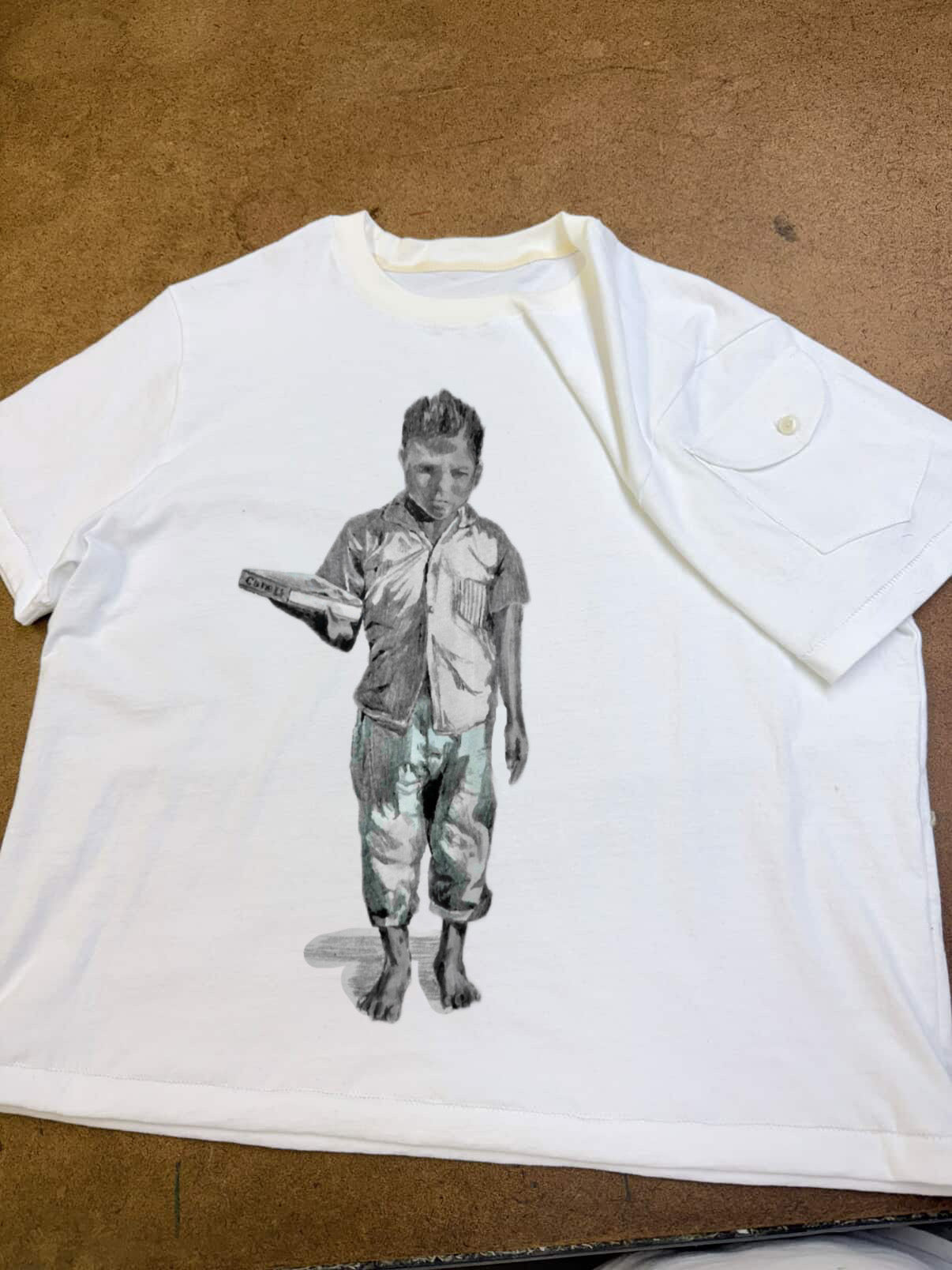 Dreamer  side pocket tee (pre order )